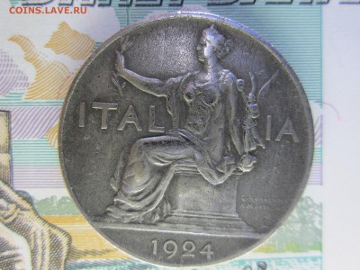 Италия, 1 лира, 1924,08.09.19 - IMG_5247.JPG