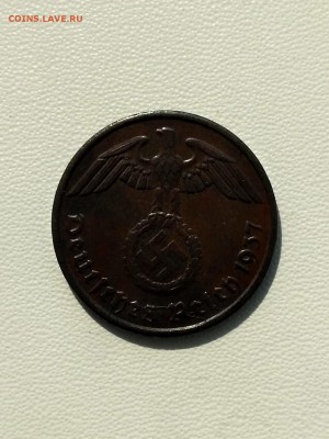 ГЕРМАНИЯ,2 рейхспфеннига 1937D (бронза)до 7.09.2019г - IMG_20190904_102021_HDR