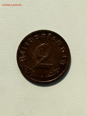 ГЕРМАНИЯ,2 рейхспфеннига 1937F (бронза)до 7.09.2019г - IMG_20190904_102031_HDR