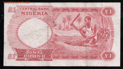 НИГЕРИЯ 1 ФУНТ 1967 - 8 001
