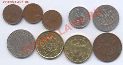 Иностранные монеты распродажа!!! - Монеты по 30 рублей реверс