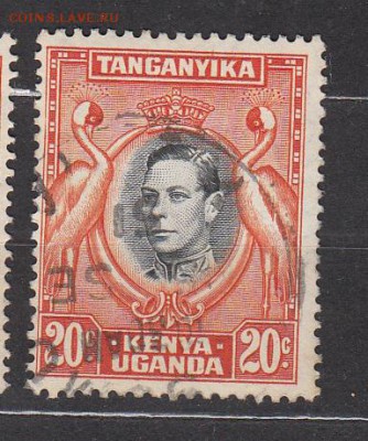 Колонии Кения Уганда Танзания 1938 1м 20ц до 09 09 - 63б