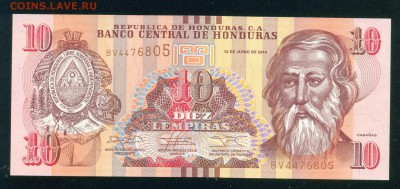 ГОНДУРАС 10 лемпира 2014г ПРЕСС до 07.09.19г 22.00 МСК - 19