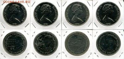 О.Мэн набор 1Кр 4шт. 1981 Год инвалидов до 09.09.19 22-00 - IoM 1981set Disabled