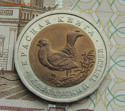 50 руб. Красная книга 1993г. Кавказский тетерев до 11.09.19 - DSCN9737.JPG