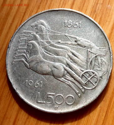 Италия 500 лир 1961 до 22-00 10.09 - IMAG2927~2