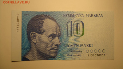 ФИНЛЯНДИЯ 10 МАРОК 1986 UNC - DSC06349.JPG