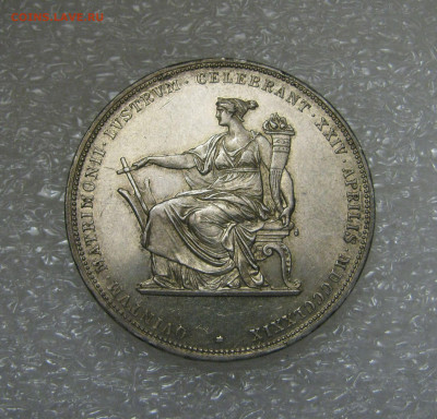 Австрия. 2 ФЛОРИНА 1879. Франц Иосиф I. Свадьба.	Unc. - 2йфлорин (4).JPG