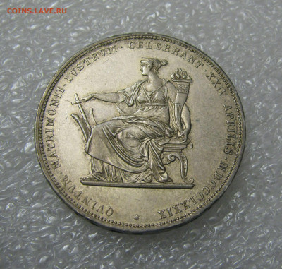Австрия. 2 ФЛОРИНА 1879. Франц Иосиф I. Свадьба.	Unc. - 2йфлорин (3).JPG