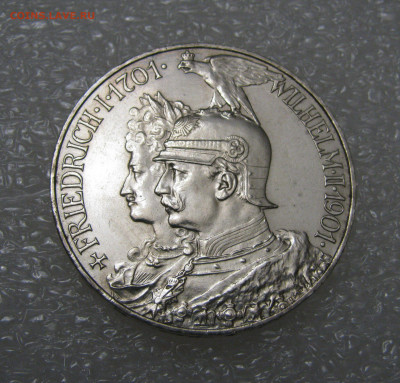 Пруссия. Вильгельм II. 5 МАРОК 1901 года. 200 лет. Unc. - 5мрк1901.JPG