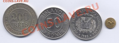 Иностранные монеты распродажа!!! - по 200 рублей аверс