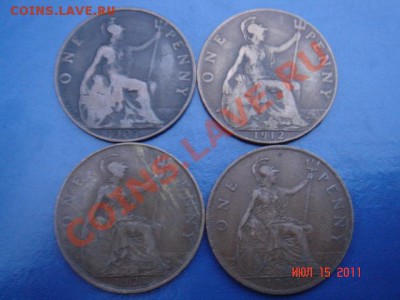 В.БРИТАНИЯ 4 МОНЕТЫ ПЕННИ (СТАРЫЕ)-2 ДО 20.07.11 (22-00) - Старые пенни-1-2.JPG