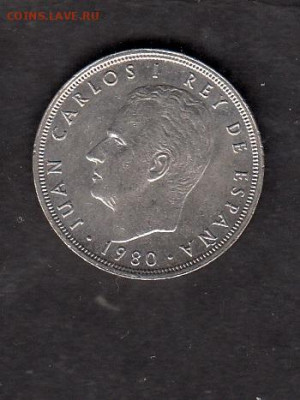Испания 1980 5 песет в блеске  футбол до 10 09 - 10а