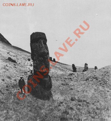 Монеты с Корабликами - о-в пасхи
