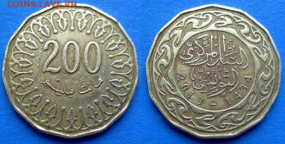 С рубля - Тунис 200 миллимов 2013 года до 13.09 - Тунис 200 миллимов 2013