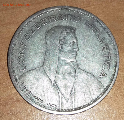 Ag Швейцария 5 франков 1932 до 13.09.2019 в 22.00мск - IMG_20190908_222427