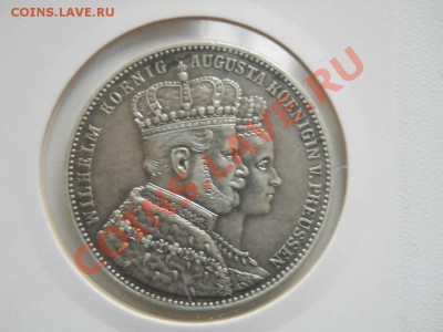 Талер 1861 оценка Хочу купить - 1 талер Германия  1861 XF+.JPG
