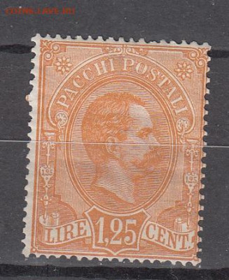Италия 1884 пакетмарка  1,25л до 12 09 - 148