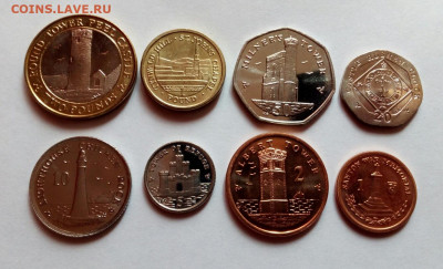 Остров Мэн. Набор монет 2009 UNC 8 шт. 2 ф.-1 пенс до 12.09. - IMG_20190401_092736