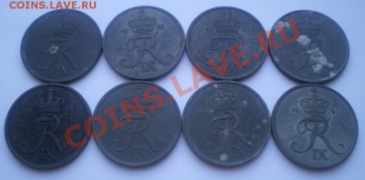 Дания 5 эре 1952,53,57,58,59,60,61,63 г. до 19.07.11 в 21.00 - IMGP0023