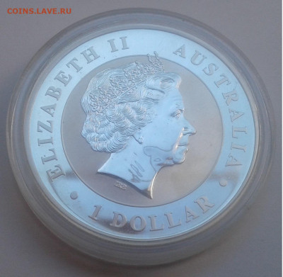 1$ Австралия.KOOKABURRA, 2012г. унция 999.до 17.09.19г.22:00 - 20190911_140137