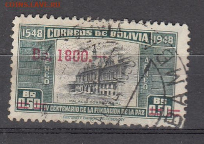 Боливия 1948 1м надпечатка до 14 09 - 200
