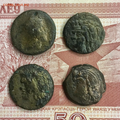 Античные разные 4 монеты. До 22:00 17.09.19 - 2D4C0A40-9B6F-4C5E-ACE8-1FB02DE7EF75