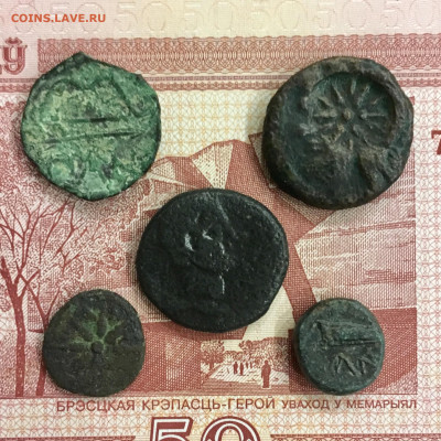 Античные разные 5 монет. До 22:00 17.09.19 - 2C828828-A1AA-498C-A4B0-43616A376C0D