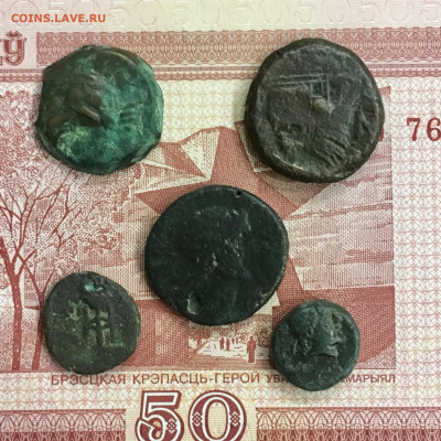 Античные разные 5 монет. До 22:00 17.09.19 - D07B59E6-3C63-4011-8B3C-58D4D079A0A7