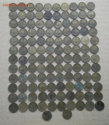 1 копейка с 1961 по 1966 г. ( 580 шт. ) - 231