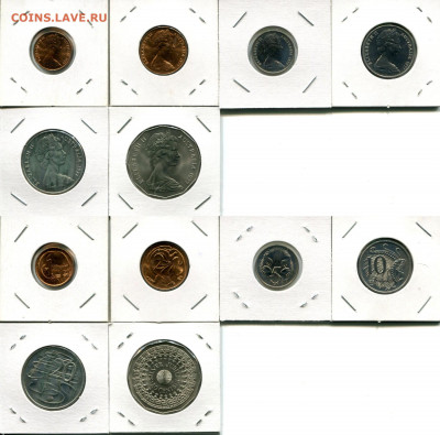 Австралия, набор 1977 1ц-50ц до 15.09.19 22-00 мск - Aus.1977 dif.