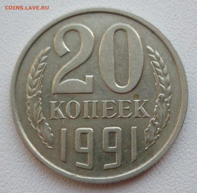 20 копеек 1991 без буквы - P1210106.JPG