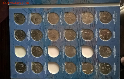 Неполный набор юбилейки СССР в папке  до 16 09 - 209а