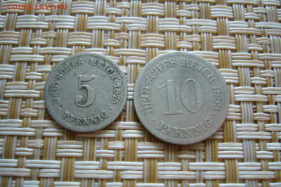 5 + 10 пфеннигов 1875-1888 - 16-09-19 - 23-10 мск - P1900740.JPG