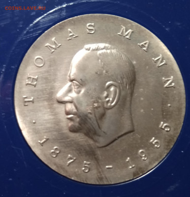 ГДР 5 МАРОК 1975 ТОМАС МАНН ДО 19.09.2019 В 22.00МСК (Е979) - 4-5м75М