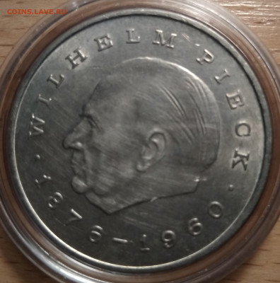 ГДР 20 МАРОК 1972 ВИЛЬГЕЛЬМ ПИК ДО 19.09.2019 В 22.00МСК - 4-20м72П