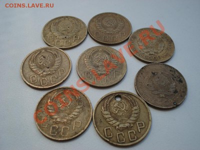 5 КОПЕЕК 1930,1931,1939(2шт),1943,1945,1946,1955 до 22.07.11 - 1