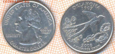 США 25 центов 2008 г., до 17.09.2019 г. 22.00 по Москве - США 25 центов 2008  6724