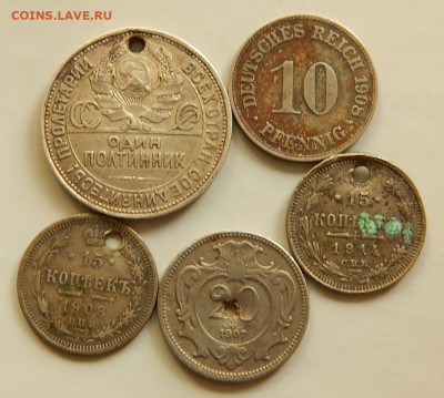 Полуполтинник 1748 ММД,+Полтина 1817 ПС_ и другое.Оценка. - DSCN5864.JPG