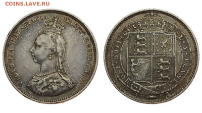 Великобритания. 1 шиллинг 1887 г. Виктория. До 19.09.19. - DSH_3513.JPG