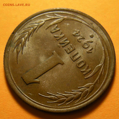 UNC - 1 копейка 1924, шт. 1.3 (с венчиком) -- до 19.09.19. - DSCN4999.JPG
