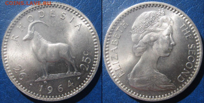 2 шиллинга 1964 г до 16-09 в 22-00мск - род