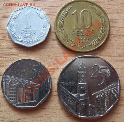 2 монеты Кубы и 2 монеты Чили до 23.07.11 в 22.00 - 101_0887
