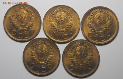 1 копейка 1946 UNC 5 штук до 17.09.2019 в 22.00 - P9151690