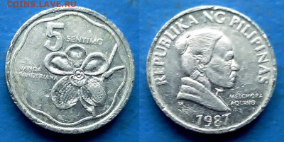 Филиппины - 5 сентимо 1987 года до 21.09 - Филиппины 5 сентимо, 1987