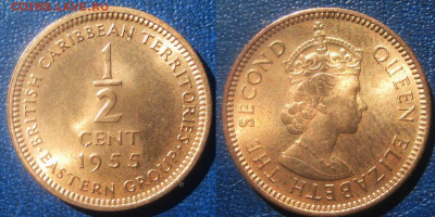 2 цента 1955 г До 17-09 в 22-00м - кариб 1
