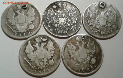 20коп. 5шт. Монисто, 1818-1839гг. до 23.09.19г. 22:00 - 20190917_182946