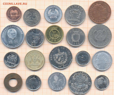 20 монет разных 2 + бонус, до 23.09.2019 г. 22.00 по Москве - 20 мон 2  400  1
