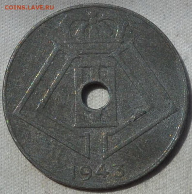 Бельгия 10 сантимов 1943. 20. 09. 2019. в 22 - 00. - DSC_0750