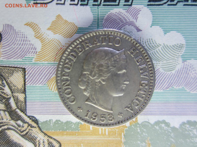 Швейцария, 5 раппенов, 1953, 22.09.19 - IMG_5279.JPG